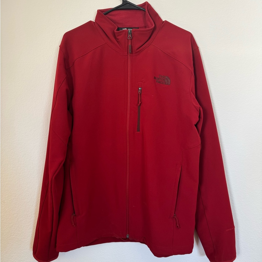 The North Face Red Windbreaker Size M